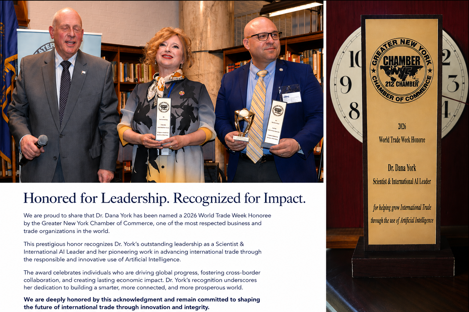 Dr. Dana York – 2026 World Trade Week Honoree